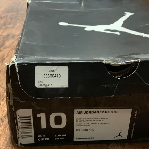 ❌TRADED❌Jordan 12 'Obsidian' (2012) - Picture 7 of 8